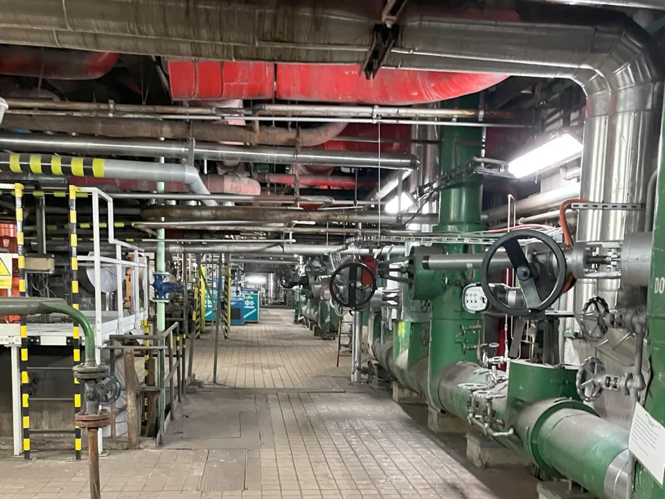 Technologické celky — 3D sken průmyslového areálu Synthesia